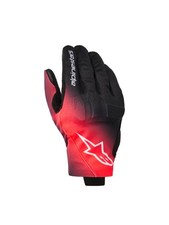 Guanto ALPINESTARS REEF V2 in tessuto nero rosso moto strada scooter