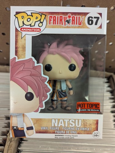 Adesivo funko pop natsu - adesivo,
