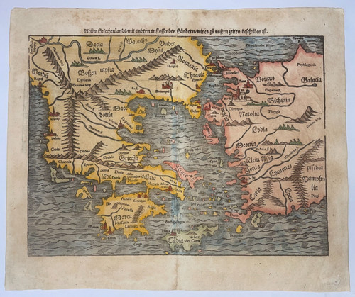 Grecia 1578 sebastian munster - grecia,