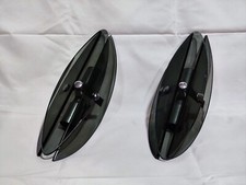 Lampade Applique Fontana Arte Cristallo Metallo Cromato Design Anni '70