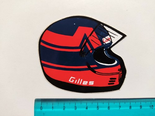 Adesivo gilles villeneuve - gilles,