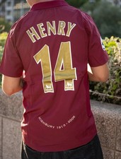 Maglia Arsenal T.Henry 7 Maggio 2006 Highbury Premier League Nike Total 90 Retrò