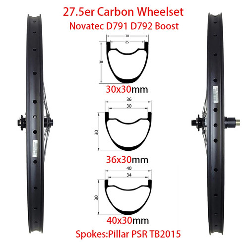Set ruote fibra carbonio - set, di
