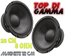 COPPIA WOOFER 20 Cm 8 Ohm