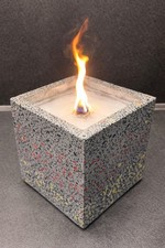 Cubo di fuoco candela gigante