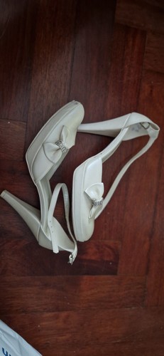 Scarpe bianche con - scarpe, plateau