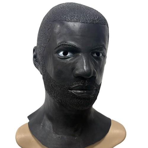 Maschera uomo nero realistica