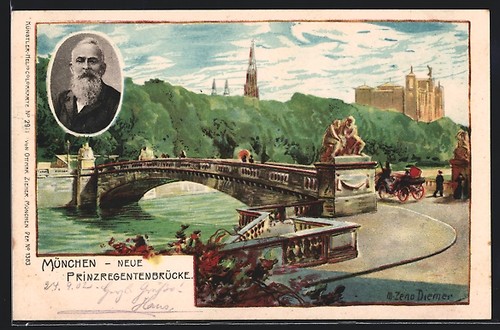 Cartolina artista zeno - cartolina,