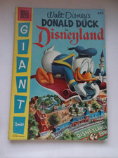 DELL COMIC: WALT DISNEY'S DONALD DUCK IN DISNEYLAND #1, 100 PAGINE GIGANTI, 1955!!!