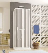 Box doccia 3 lati a soffietto cm.70x100x70 riducibile su misura, in acrilico pvc