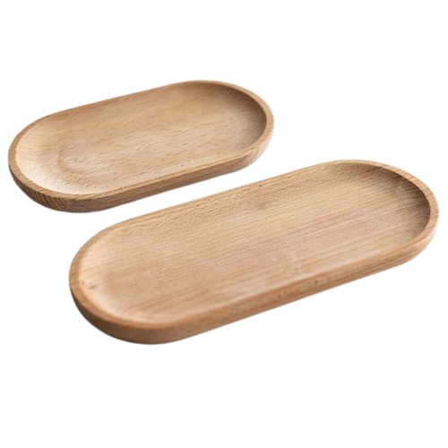Vassoio tè ovale legno - tè,