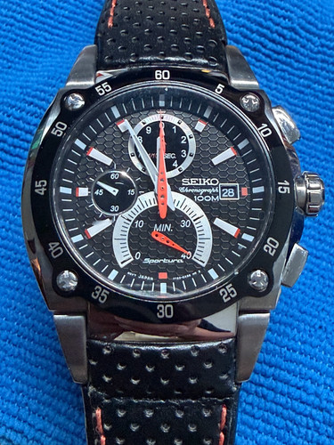 Seiko sportura cronografo 100m - seiko,