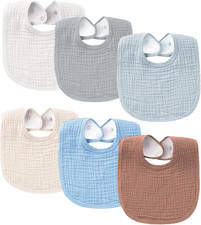 Bavaglini Bavaglino Neonato Cotone Baby Pappa Morbidi Panno per Ruttino Assorben