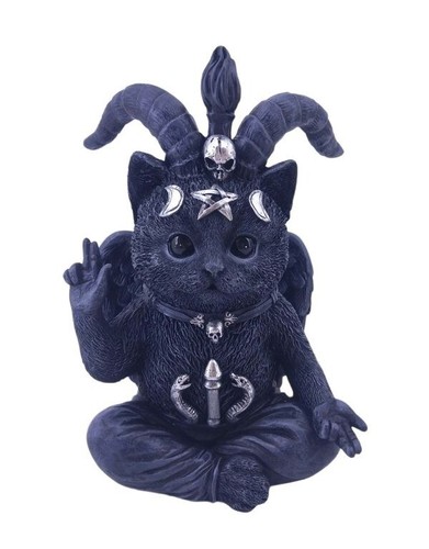 Gatto nero baphomet - nero,