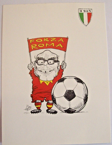 Cartolina scudetto roma 1983 - scudetto,
