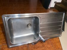 Lavello Cucina Ad Appoggio 1 Vasca Destra  Gocciolatoio Sinistra Lavandino 80X50