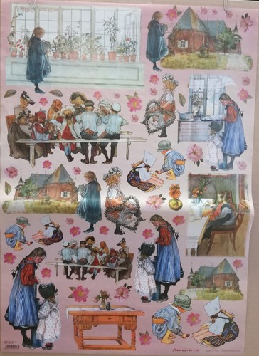 Carta decoupage bimbi olandesi - bimbi,