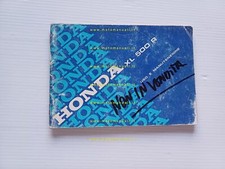 Honda XL 500 R 1984 manuale uso manutenzione libretto originale ITALIANO