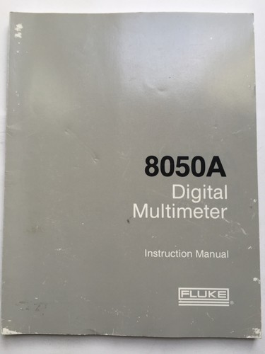Fluke 8050a multimetro - fluke,