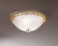 Plafoniera classica in vetro