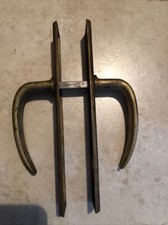 Maniglia Porta Antica Ottone Pieno