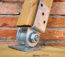 Porta pilastro inclinabile 7x7  9x9 per fissaggio pergole su superfici inclinate