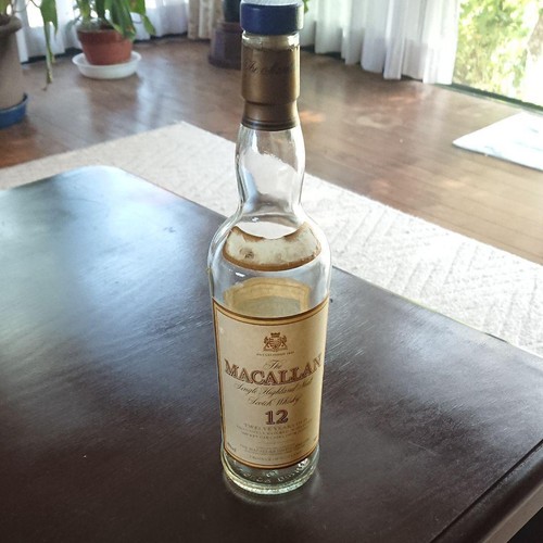 Bottiglia vuota macallan - macallan, 12