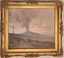 De Corsi Nicola Pittore 1882-1956 - Campagna Con Vesuvio