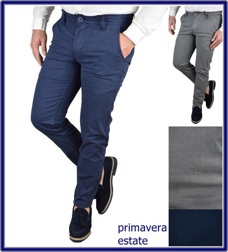 Pantaloni uomo chino slim - , fit
