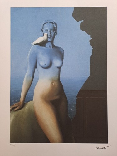 Firmato rené magritte black - magritte,