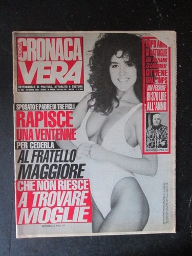 Cronaca vera 862 1989 rivista - vera,