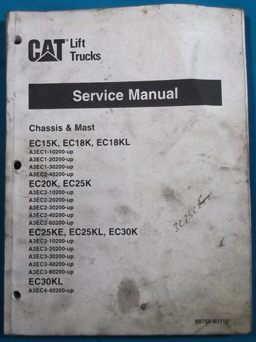 Caterpillar ec15k ec18k ec20k - ec15k,