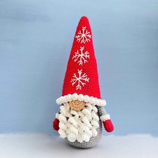 Gnomo di Natale all'uncinetto