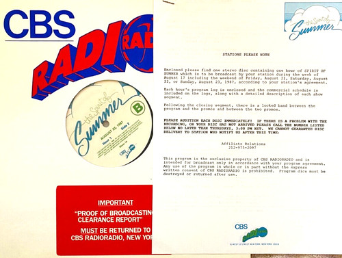 Cbs radio presents - 8/22/86,
