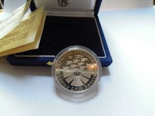 Moneta in Argento 500 Lire Celebrativa Presidenza Italiana Comunità Europea 1985