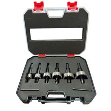 Set di 6 frese x  ferro in acciaio per trapano metallo varie dimensioni 2 chiavi