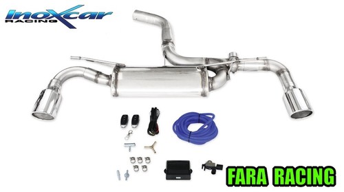 Scarico race sx valvola - scarico, dx+sx+valvola
