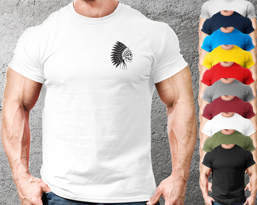 Shirt palestra indian skull - t-shirt,