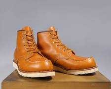 Stivali RedWing 9875 in pelle oro marrone irlandese Setter Boots taglia 8E