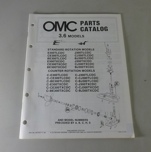 Catalogo ricambi omc - omc, evinrude