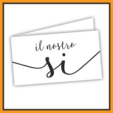 Bigliettini Bomboniera Sposi
