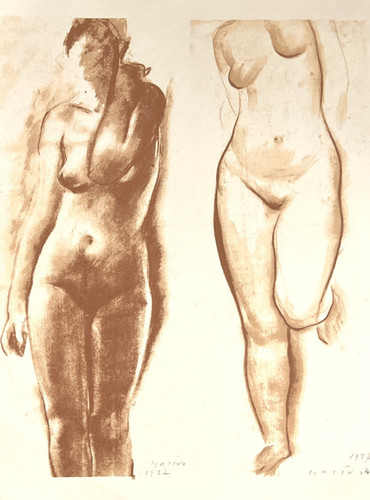 Marino marini due nudi - marino,