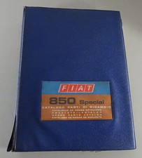 Catalogo Parti / Elenco Ricambi Fiat 850 Special Berlina Marzo 1968