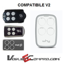 TELECOMANDO RADIOCOMANDO WHY EVO UNIVERSALE PER CANCELLO COMPATIBILE V2
