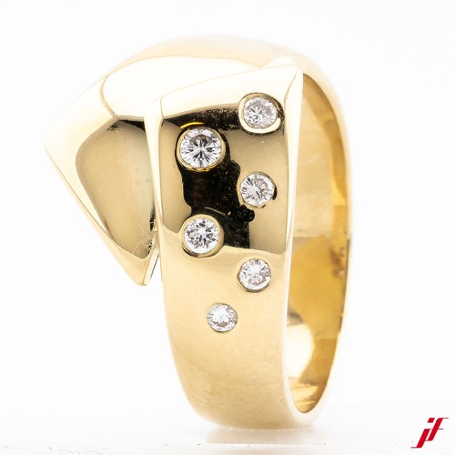 Anello donna moderno 585 14k - donna,