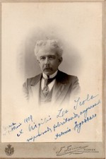 Fotografia autografa di Antonio Fogazzaro 1909