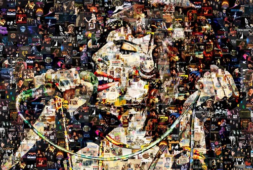 Art collage freddie mercury - freddie,