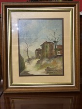 Quadro con dedica - Secondo Casadei -misure cornice 41x48