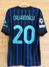 MAGLIA INTER MATCH NO WORN ISSUED CALHANOGLU 20 CHAMPIONS L. 2025 2026 SIGNED