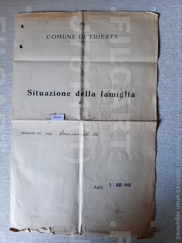 J7611 foglio trieste citta - j7611,
